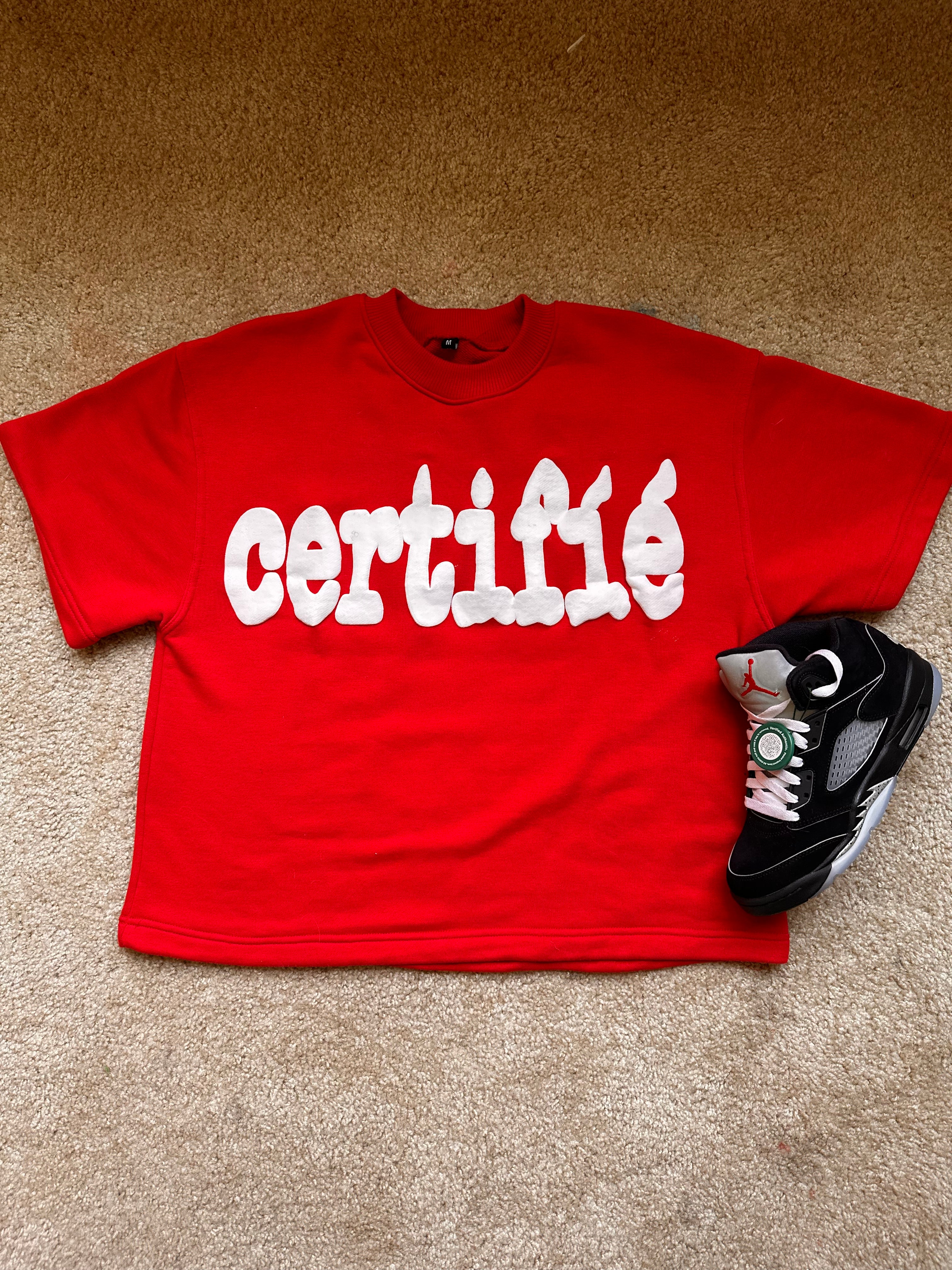 "CERTIFIÉ" (RED)